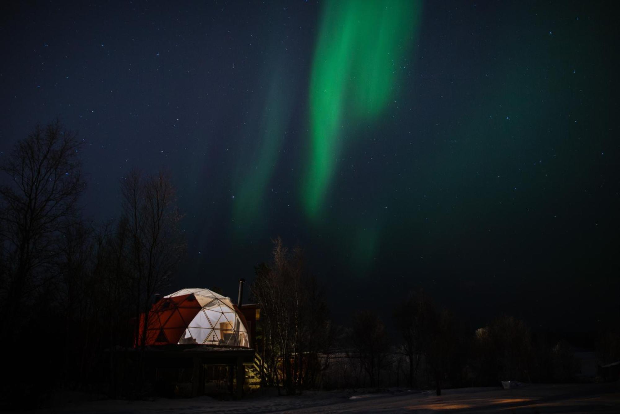 Aera - Glass Cabins Тромсё Экстерьер фото